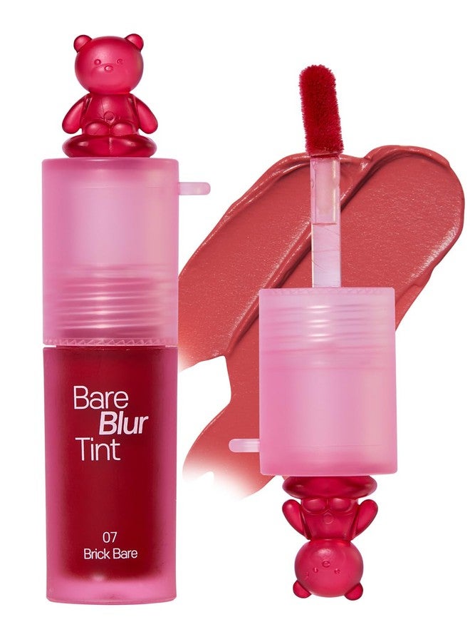 PASSIONCAT Lip Stain, 2-in-1 Matte Lip Stain & Cheek Tint - Pillowy Soft, Long-Lasting, Blurring Effect, Transfer-Resistant, Cream-to-Powder Formula (07# BRICK BARE) - Image 1