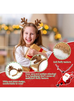 Reindeer Antlers Headbands, 2Pcs Fluffy Deer Ears Headbands Realistic Christmas Headwears Cute Deer Costume Accessories Halloween Party Cosplay (Brown) - pzsku/Z37E5C8C051DC1D5B2E32Z/45/_/1734183254/9da8c8a6-ed0e-45a7-8add-2be389839446