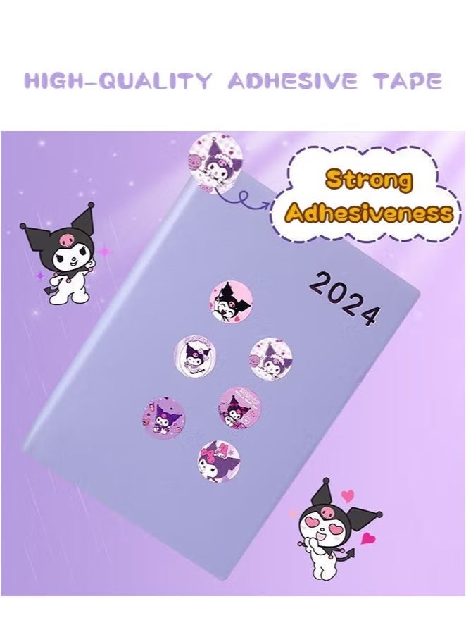 Beauenty 2000PCS Motivational Stickers for Kids, 4 Rolls 20 Designs Motivational Stickers, Waterproof Cute Cartoon Vinyl Stickers, ,Children's Gifts, Envelope Stickers, Sticker Gifts, Anime Sealing Stickers - Image 2