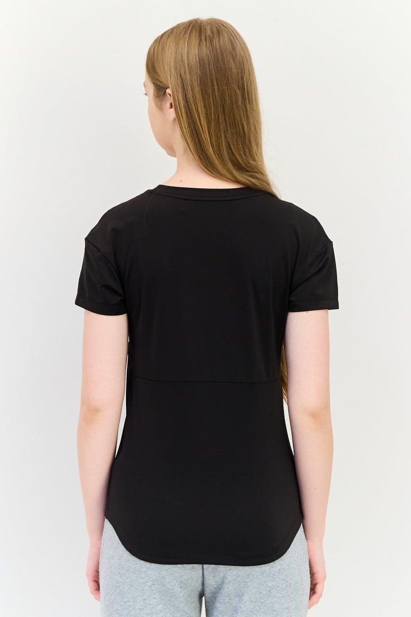 PUMA Women Sportswear Fit Short Sleeve Outdoor T Shirt, Black - Image 3