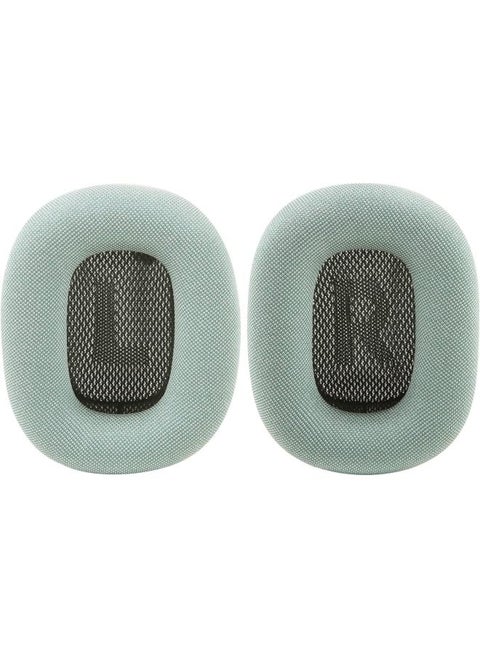 Sponge Cover Ear Pads Airpods Max Headset Replacement Protein Leather Ear Cushion Accessories Digital Computer Digital-Color:Single Net Green Earmuffs