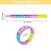IERKEIE 60 Pcs Pop Bubble Bracelet Fidget Toys Pop Wristband Fidget Bulk Toy for Party Favors Halloween Christmas Valentine Gifts Student Gifts Easter Egg Basket Stuffer Classroom Prizes Goodie Bag for Kids - Image 4