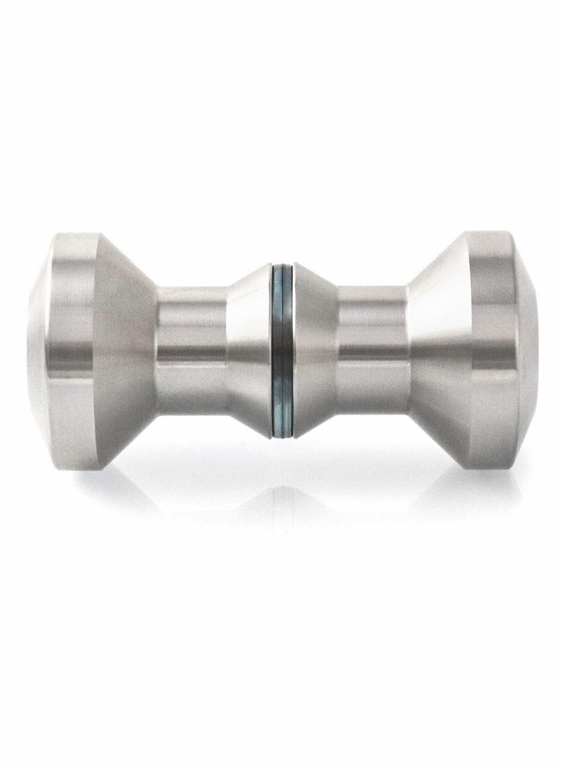Excefore Shower Glass Door Handles, 304 Stainless Steel Bathroom Pull Knob with Stain Finish for Glass Door Solid Back-to-Back Shower Door Knob Glass Door Bathroom Double-Sided Handle  - Image 2