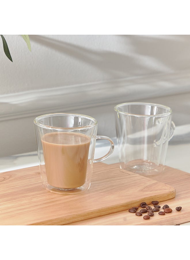 Home Box Sip Savor 2-Piece Double Wall Mug Set 250 ml  - Image 1