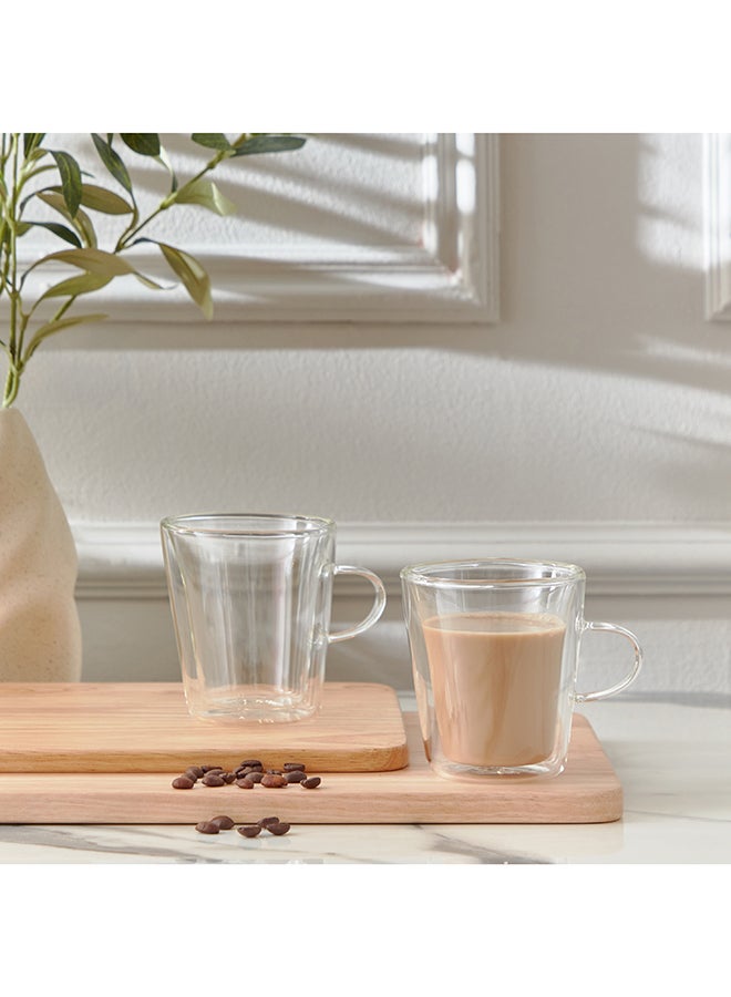 Home Box Sip Savor 2-Piece Double Wall Mug Set 250 ml  - Image 4