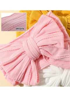 iMissiu Baby Big Hair Bow Head Wrap - 9 Pieces  - Image 4