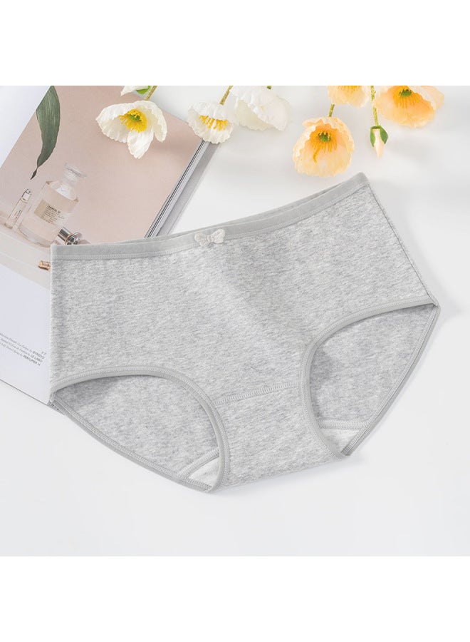[10a Antibacterial] 100% Cotton Crotch Women's Underwear, Women's Cotton Underwear, Simple Style Cute Girl Underwear