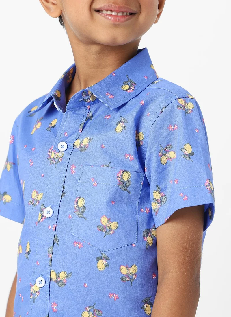 Nautinati Nautinati Boys' Combo Set of Shirt and Cargo Pants