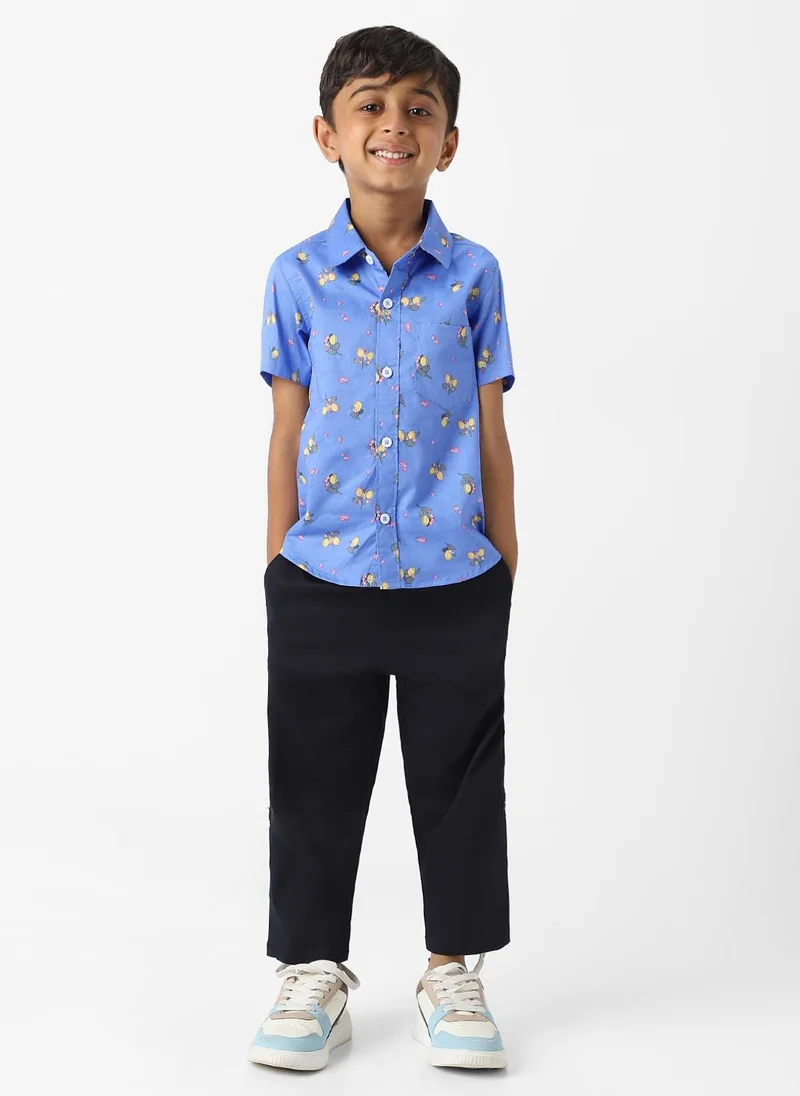 Nautinati Nautinati Boys' Combo Set of Shirt and Cargo Pants