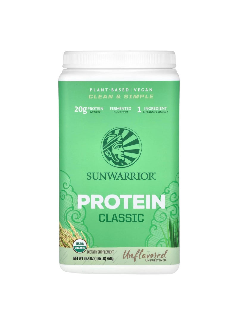 Classic Protein, Unflavored , 1.65 lb (750 g)