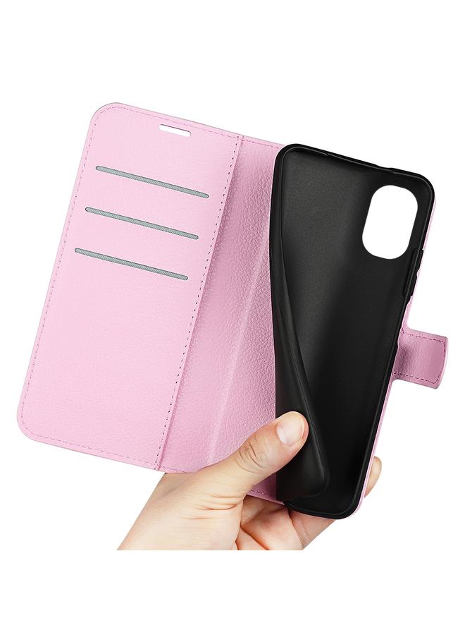 اس-توب جراب لهاتف OnePlus Nord N20 5G، جراب واقٍ أفقي قابل للطي من نسيج الليتشي مع حامل وفتحات للبطاقات ومحفظة - Image 4