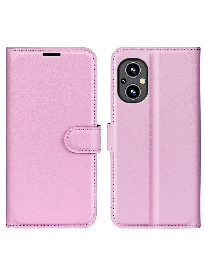 اس-توب جراب لهاتف OnePlus Nord N20 5G، جراب واقٍ أفقي قابل للطي من نسيج الليتشي مع حامل وفتحات للبطاقات ومحفظة - Image 1