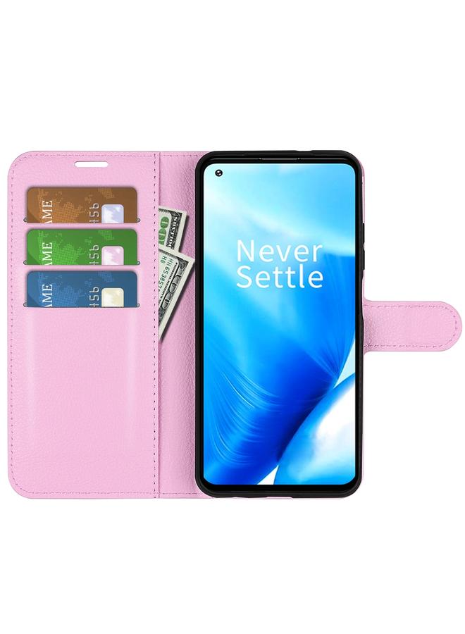 اس-توب جراب لهاتف OnePlus Nord N20 5G، جراب واقٍ أفقي قابل للطي من نسيج الليتشي مع حامل وفتحات للبطاقات ومحفظة - Image 5