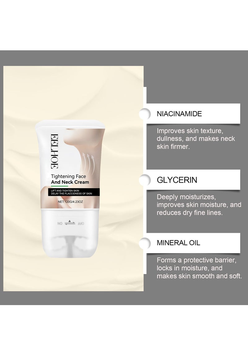 إيلهو كريم تبييض الوجه والرقبة المضاد للشيخوخة مع كريم شد 120 جرام - Image 2