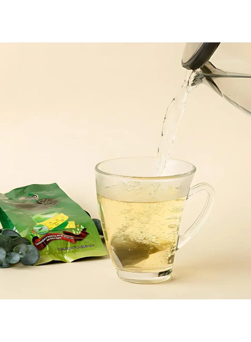 هيماني شاي أخضر للتنحيف بالتفاح الأخضر 10 كيس - Image 4