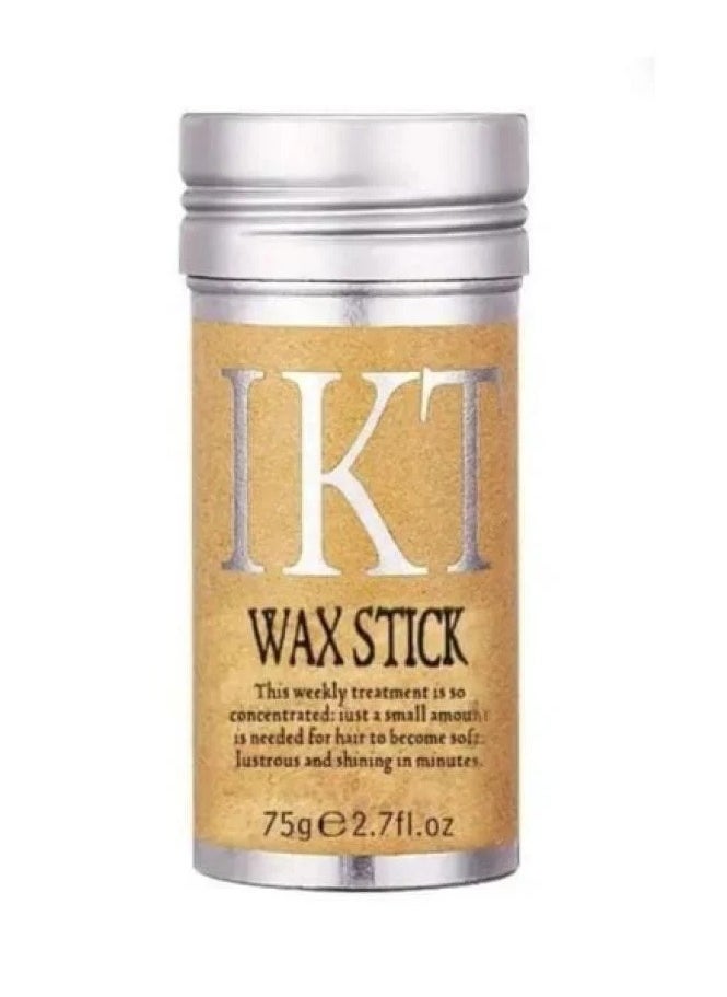 IKT Hair Wax Stick Strong and Long Lasting Hold Non Greasy Styling Wax for Flyaways Edge Frizz Hair Suitable for Unisex, 75g / 2.7fl.oz  - Image 1