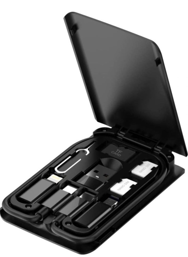 Generic - Budi Multi Functional Box/Type-C to Type-C Cable Charge Sync Cable/Type-C to USB/Type-C to Lightning/Type-C to Micro/Compatible with iPhone 14Pro/14ProMax/ S22,S21+,Note20,Huawei P30 etc. - Image 1