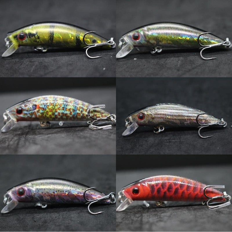 wLure Minnow Crankbait for Bass Fishing Bass Lure Jerkbait Fishing Lures and Tackle Box - Image 3