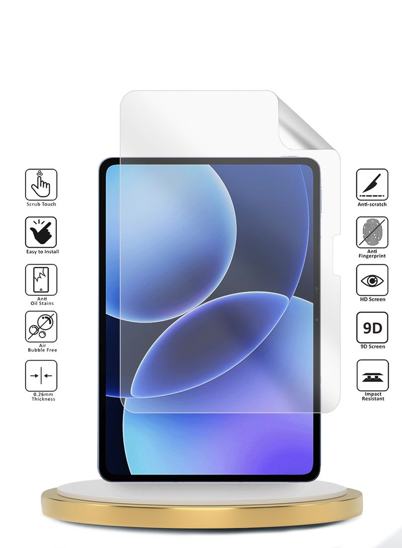 Wtech Xiaomi Pad 8 / Xiaomi Pad 8 Pro 2025 (11.2 inch) Wtech Premium Pure Hydrogel Matte Film Thin and Flexible Screen Protector 2 Pack (TSHFMN) - Clear - Image 2