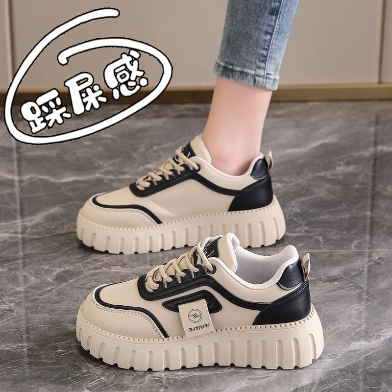 Women'S Shoes Feeling Soft Bottom Pregnant Women'S Shoes Spring Not Tired Feet Show Feet Small Size 34 White Shoes - Image 2
