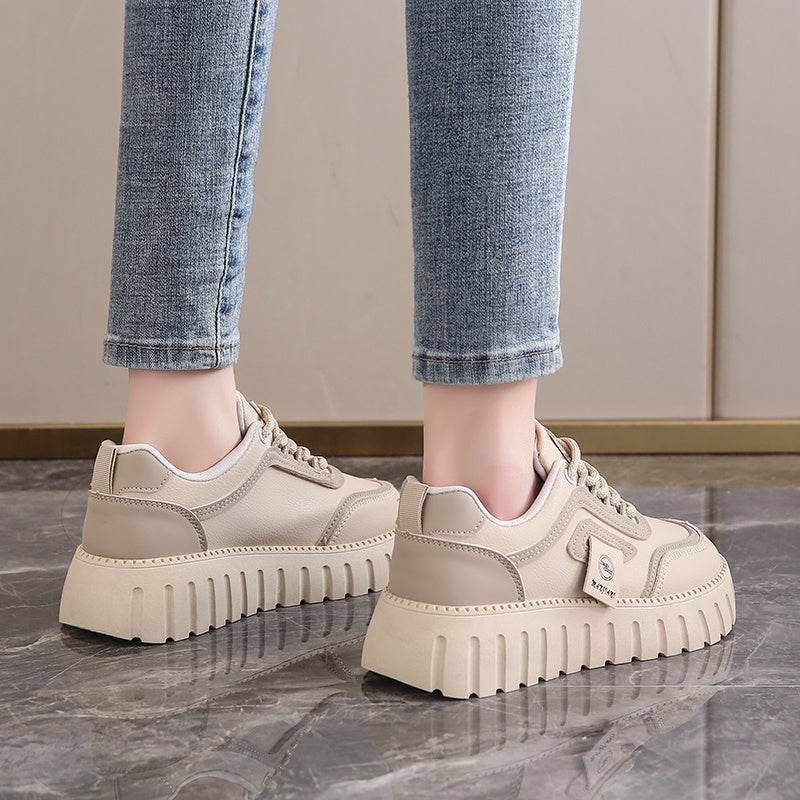 Women'S Shoes Feeling Soft Bottom Pregnant Women'S Shoes Spring Not Tired Feet Show Feet Small Size 34 White Shoes - Image 5