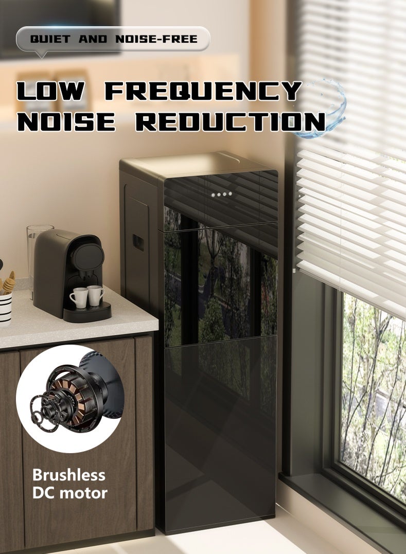 مبرد مياه ساخن وبارد للمنزل والمكتب - موزع مياه سفلي سعة 5 جالون - مبرد مياه مثالي 3 في 1 - Image 4