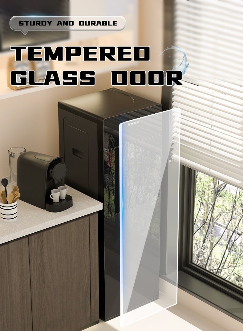 مبرد مياه ساخن وبارد للمنزل والمكتب - موزع مياه سفلي سعة 5 جالون - مبرد مياه مثالي 3 في 1 - Image 2