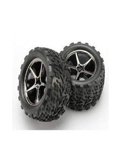 TRAXXAS Traxxas 7174A 1/16 Scale Talon Tires Pre-Glued on Gemini Wheels (Pair)  - Image 3