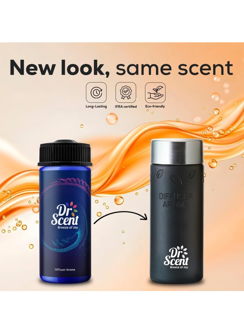 Dr Scent Dr Scent Diffuser Aroma Oil - Made with Organic Ingredients | Ideal for Offices, Homes, Hotels & Spas - GOLD 170 ml  - Image 4