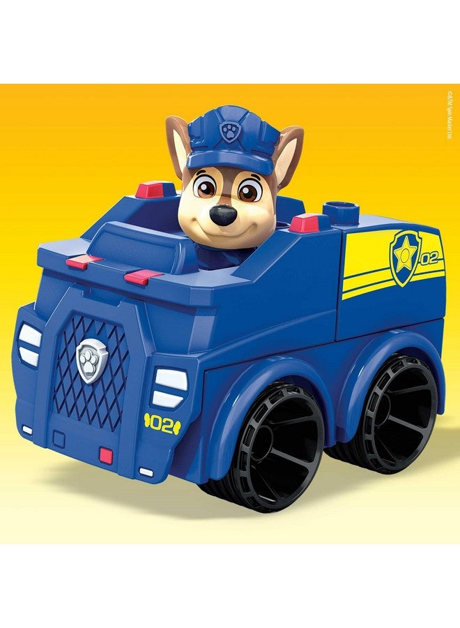 Mega Brands MEGA BLOKS Paw Patrol Chase's Patrol Car Building Set with 1 Chase Figure, 10 Blocks and Special Pieces, Toy Gift Set for Ages 3 and Up  - Image 5