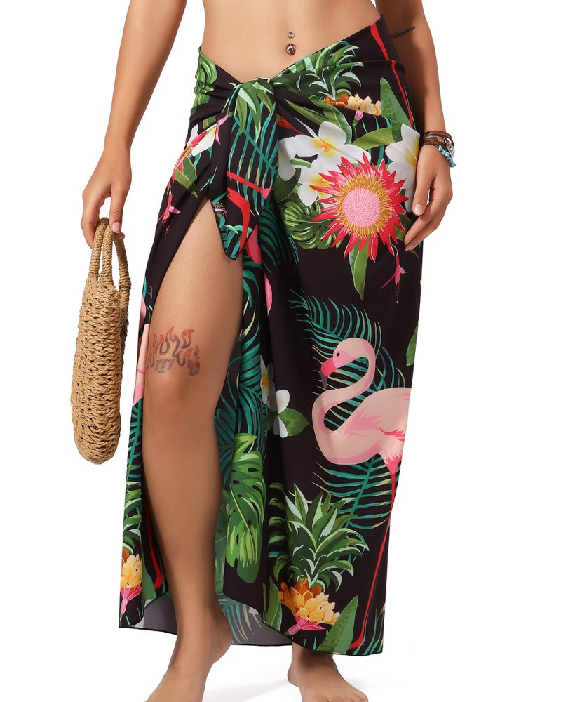 Rossopesca Womens Beach Sarong Chiffon Swimsuit Coverups Sheer Bikini Wraps for Swimwear Bathing Suit Cover Up - Image 1
