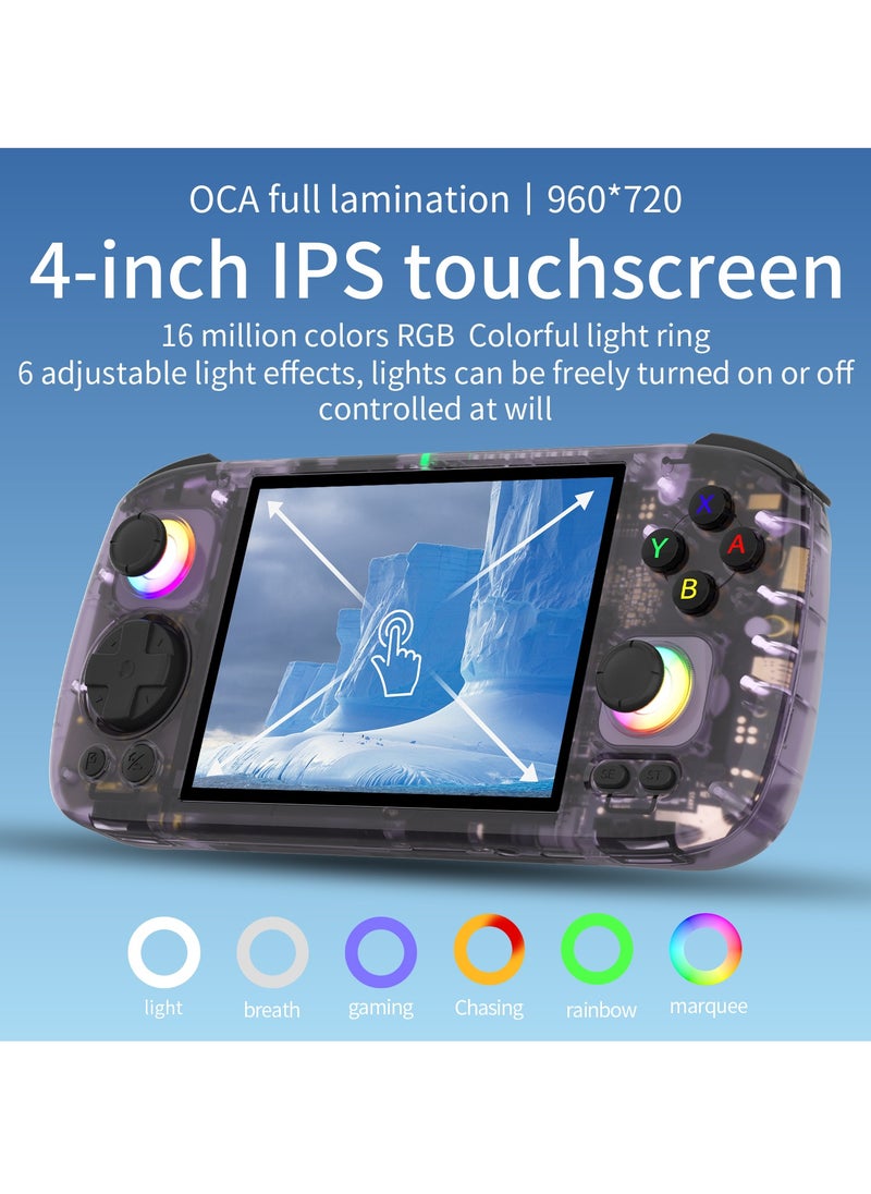ANBERNIC  - ANBERNIC RG406H Handheld Game Console Unisoc T820 Android 13 5000 mAh 4-inch IPS screen Large-angle 3D Hall Joystick Hall Rigger 5G WIFI Bluetooth Retro Video Players - Image 1