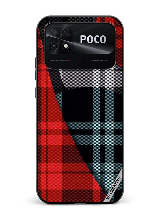 VR CREATIVE Protective Case Cover For Xiaomi Poco C40 Abstract Design Multicolour - Image 1