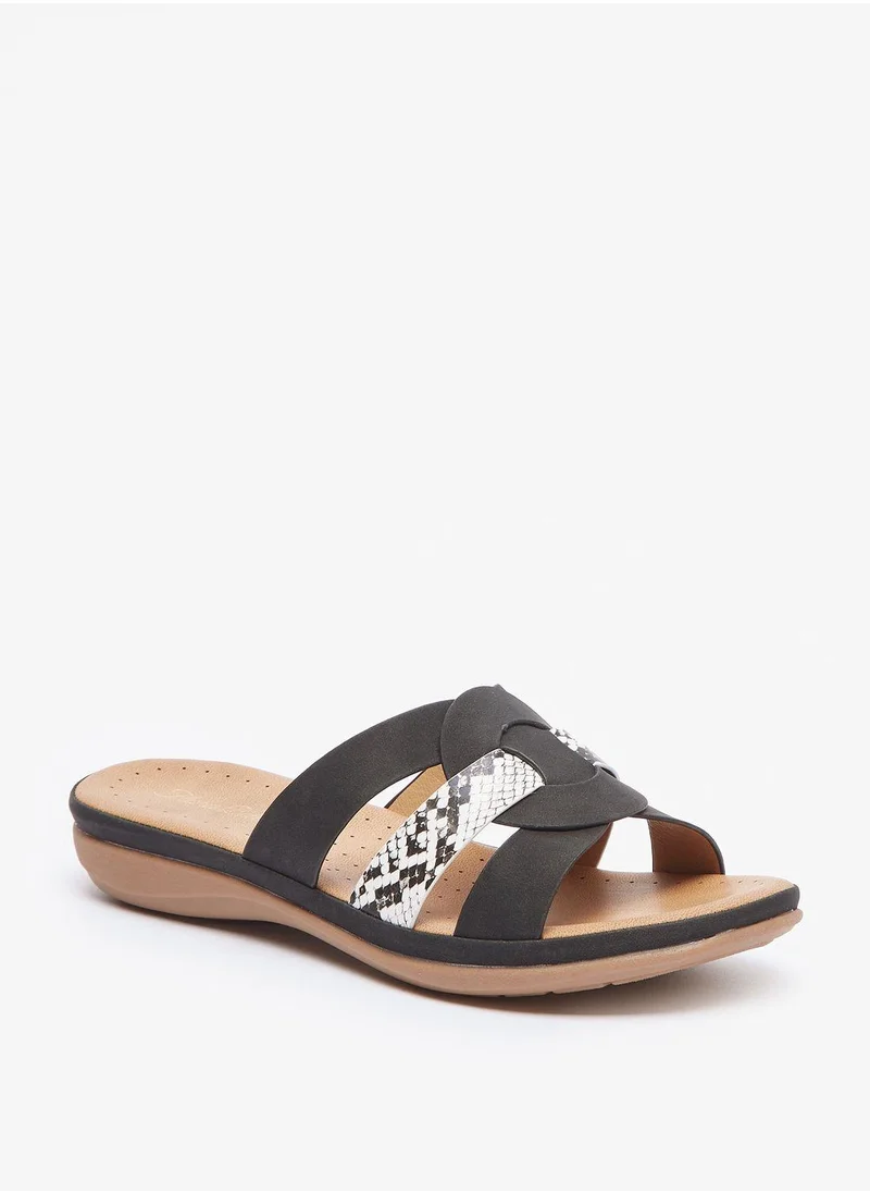 shoexpress Multi Strap Low Heel Sandals