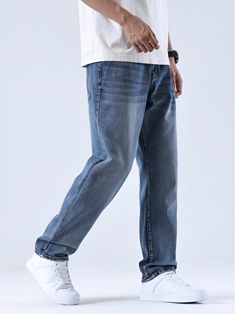 Ben Martin Blue Men Jeans || Baggy Fit Jean's for Man || Loose Fit High Rise Denim || Stretchable Casual Wear Jean,s || Dance Rap Rapping Style Pant for Men || Denim Cotton Jeans 30 (2) - Image 3