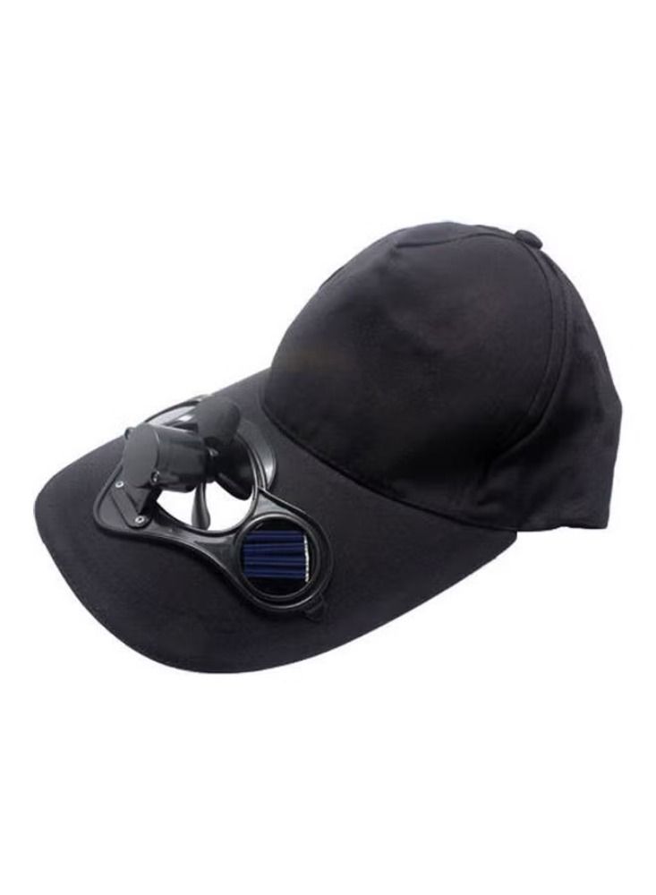 Dreamzon Cooling Solar Power Summer Unisex Sun Protection Outdoors Fan Cap Baseball Hat 20 x 10 x 20cm - Image 1