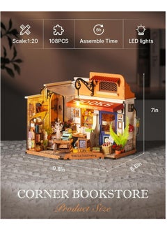 Rolife 3D Wooden Puzzle Corner Bookstore DIY Miniature House Kit DG164 Decorative DIY Crafts/Birthday Gifts/Home Decor For Girls&Boys Teens&Adults - pzsku/Z37E7496ED3952C341897Z/45/_/1722098644/e4e4aaaa-7522-4fd2-9f04-df8e34e4954e