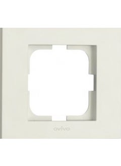 Ovivo Grano White Grounded Socket With Frame  - Image 2