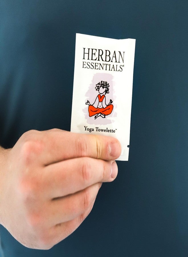 Herban Essentials Yoga Mat Wipes, Lavender Essential Oil Yoga Mat Cleaner – Individually Wrapped Moist Towelettes for Post Workout Wipes for Hands, Gym Essentials & Home Gym Fitness Gears – 20 Count - Image 4