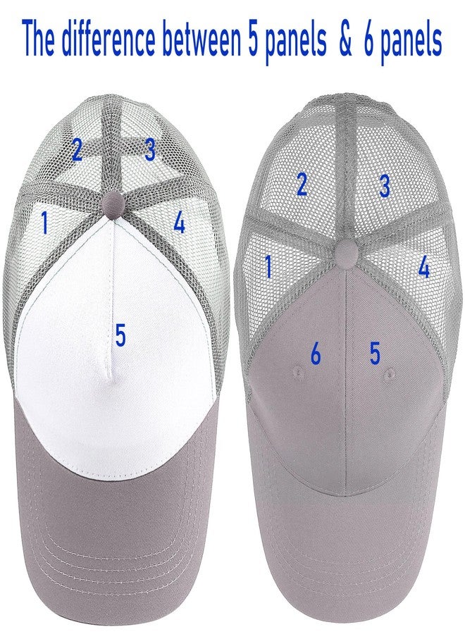 Falari 12 Pack Bulk Wholesale Mesh Trucker Hats 6 Panel Baseball Caps for Men and Women - Black - Image 3
