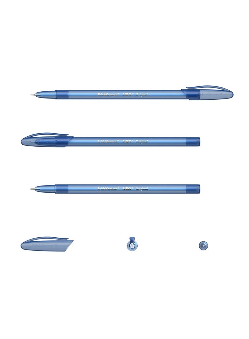 ErichKrause 50-Piece Neo Original Stick Ballpoint Pen 0.7mm Tip Blue Ink - Image 3
