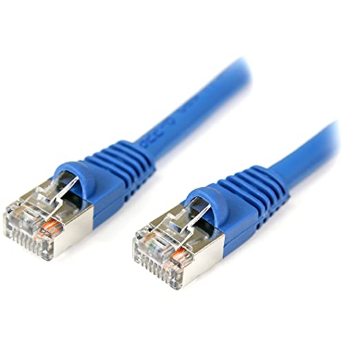 StarTech.com 6 ft. (1.8 m) Cat5e Ethernet Cable - Power Over Ethernet - Shielded - Blue - Ethernet Network Cable (S45PATCH6BL) - Image 5