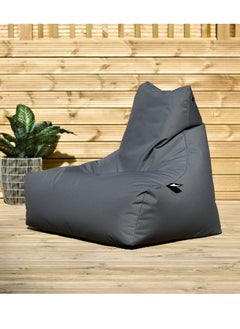 Extreme Lounging Extreme Lounging® - Original Mighty Bean Bag - Made in UK - Premium Quality Double Stitched Bean Bag - UV Protected & Waterproof - Large BeanBags Chair - Ideal for Indoor & Outdoor Use - Grey  - Image 2