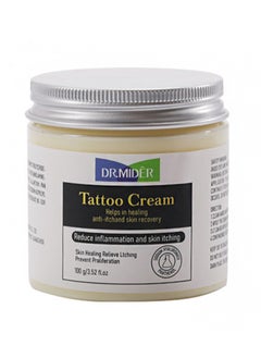 DR.MIDER Tattoo Aftercare 100ml Balm for New and Old Tattoos - Safe While Healing - Soothing and Healing Tattoo Butter Before, During and After the Tattooing Process - Vegan Tattoo Cream Petroleum Free  - Image 1