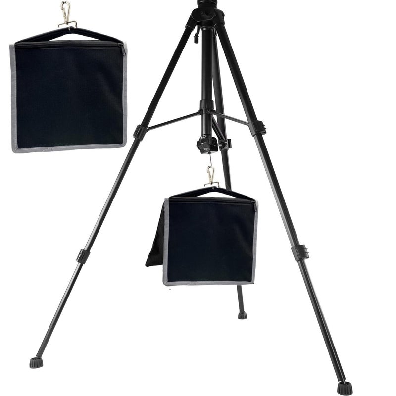 VTS Saddlebag Sand Bags for Photography Video Equipment, 2 Pack Super Heavy Duty Empty Sandbag Weight Bags for Photo Video Studio Stand, Light Stand Tripod and Jib Arm Mini Camera Crane - Image 2