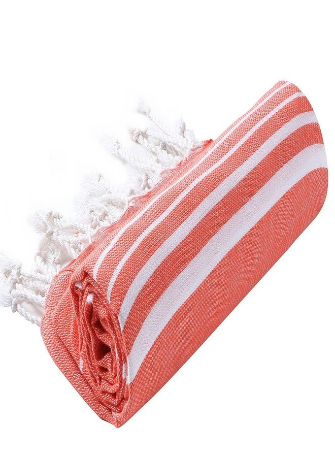 Cacala Turkish Beach Towel Quick Dry Prewashed for Soft Feel Extra Large Peshtemal for Bathroom, Travel, Pool and Swim, Paradise Series, 37 in x 70 in - Image 3