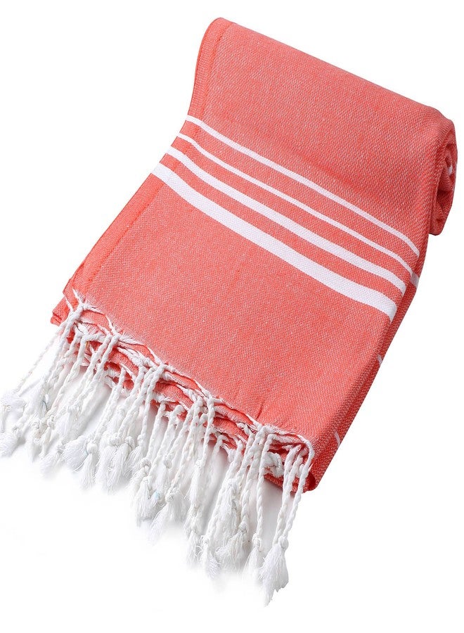 Cacala Turkish Beach Towel Quick Dry Prewashed for Soft Feel Extra Large Peshtemal for Bathroom, Travel, Pool and Swim, Paradise Series, 37 in x 70 in - Image 2