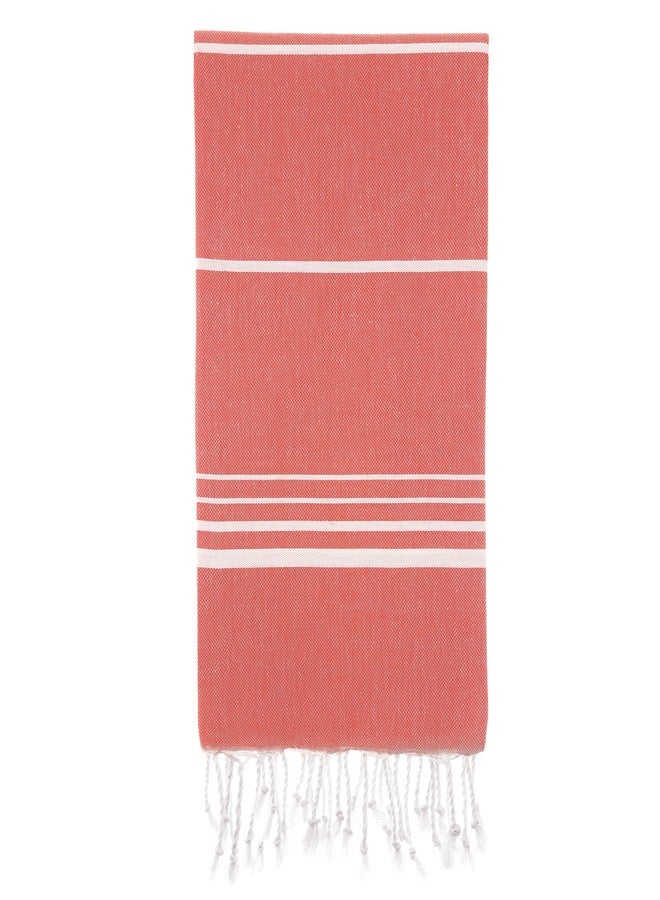 Cacala Turkish Beach Towel Quick Dry Prewashed for Soft Feel Extra Large Peshtemal for Bathroom, Travel, Pool and Swim, Paradise Series, 37 in x 70 in - Image 1