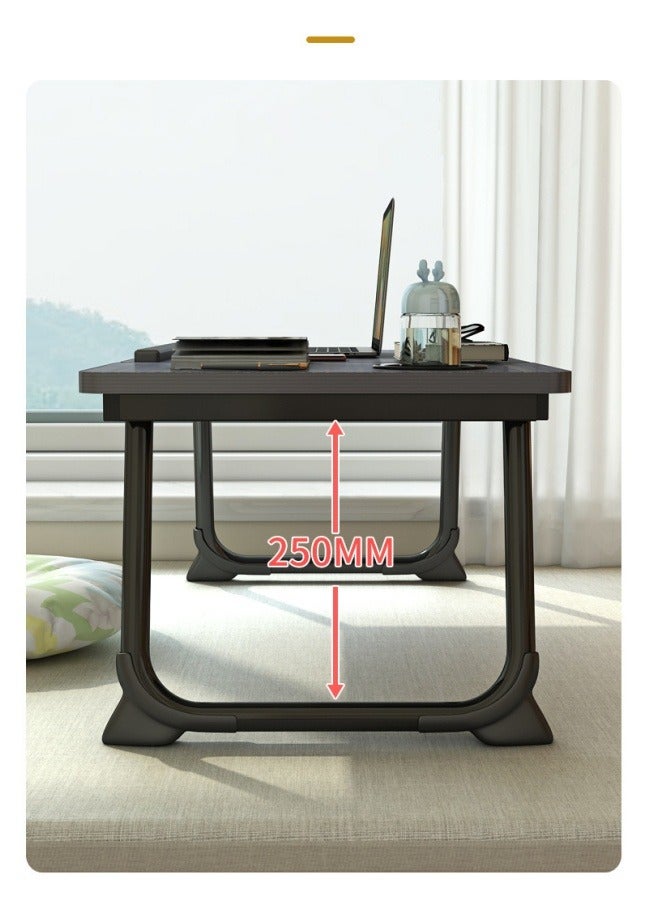 FPC Laptop Bed Tray Desk, Adjustable Folding Laptop Bed Table, Portable Standing Desk, Foldable Lap Tablet Desk with Cup Holder for Bed Couch Sofa Floor (Black)  - Image 3