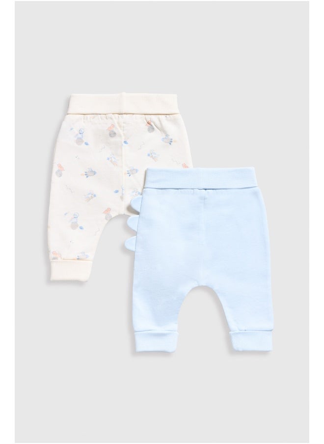 mothercare Dinosaur Joggers - 2 Pack  - Image 1